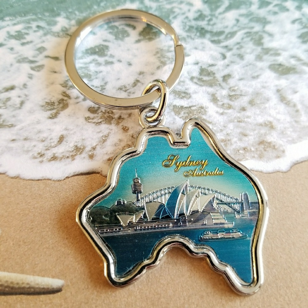 Sydney Australia keychain Opera House key ring